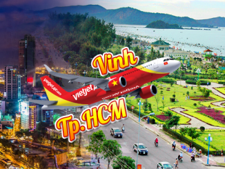 Vé máy bay Tp.HCM – Vinh Vietjet