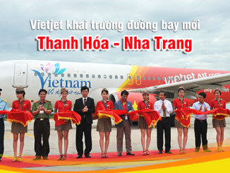 Vietjet Air khai trương đường bay Thanh Hóa – Nha Trang