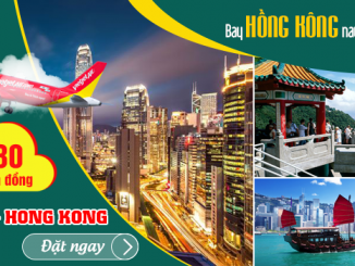 Vietjet công bố mở bán vé máy bay đi Hồng Kông