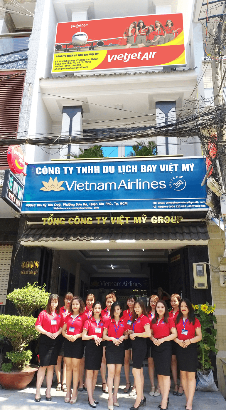 Văn phòng vé máy bay Việt Mỹ Vietjet Air Sài Gòn