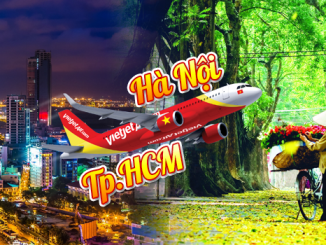 Vé máy bay TP.HCM – Hà Nội Vietjet