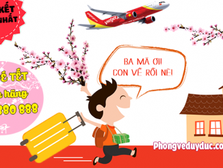 Vé máy bay tết đi Đồng Hới hãng Vietjet Air