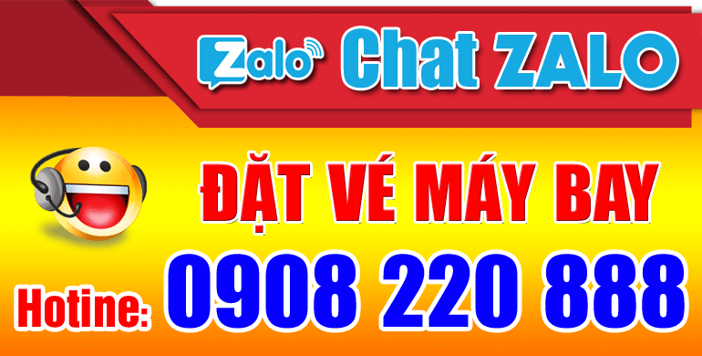 Chat đặt vé máy bay online qua Zalo
