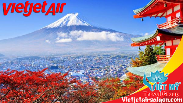 Đặt mua vé máy bay Vietjet Air đi Nhật Bản