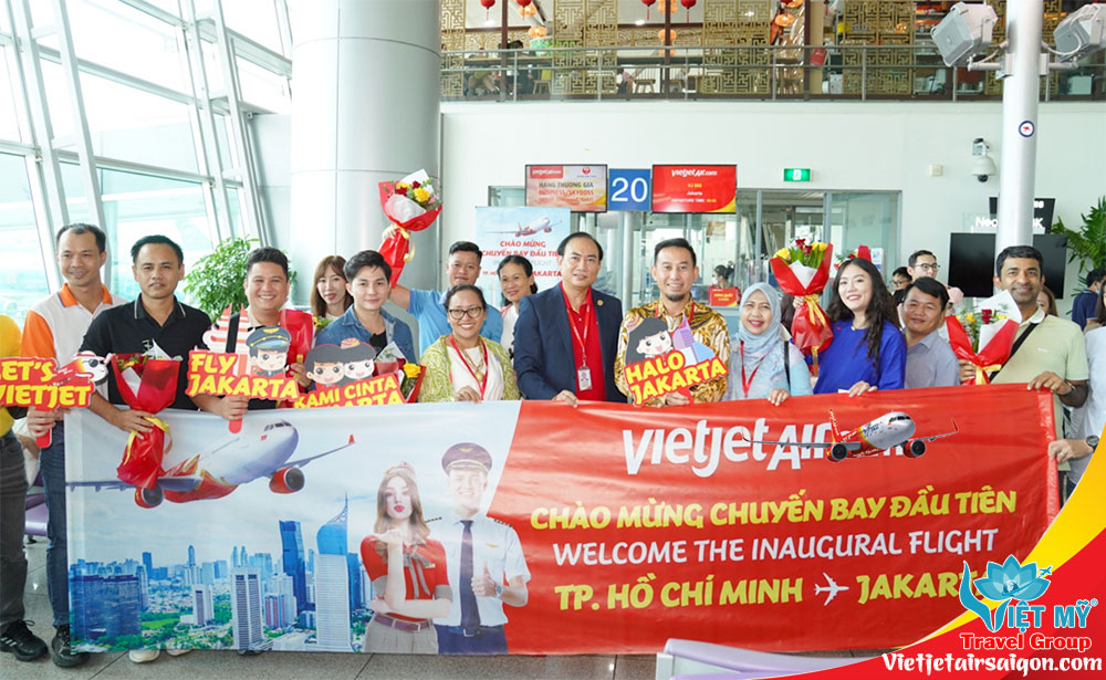 Vietjet khai trương đường bay thẳng Tp HCM - Jakarta
